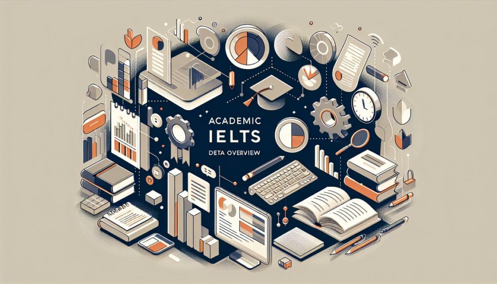 how to write academic IELTS data overview